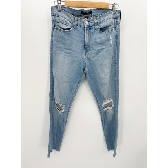 Flying Monkey Light Wash Blue Cotton Blend Denim Skinny Jeans Women's Size 29 - Picture 9 of 9